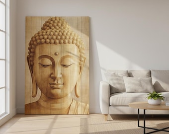 Digital Download Buddha Wall Art | Zen Meditation Printable | Minimalist Spiritual Home Decor
