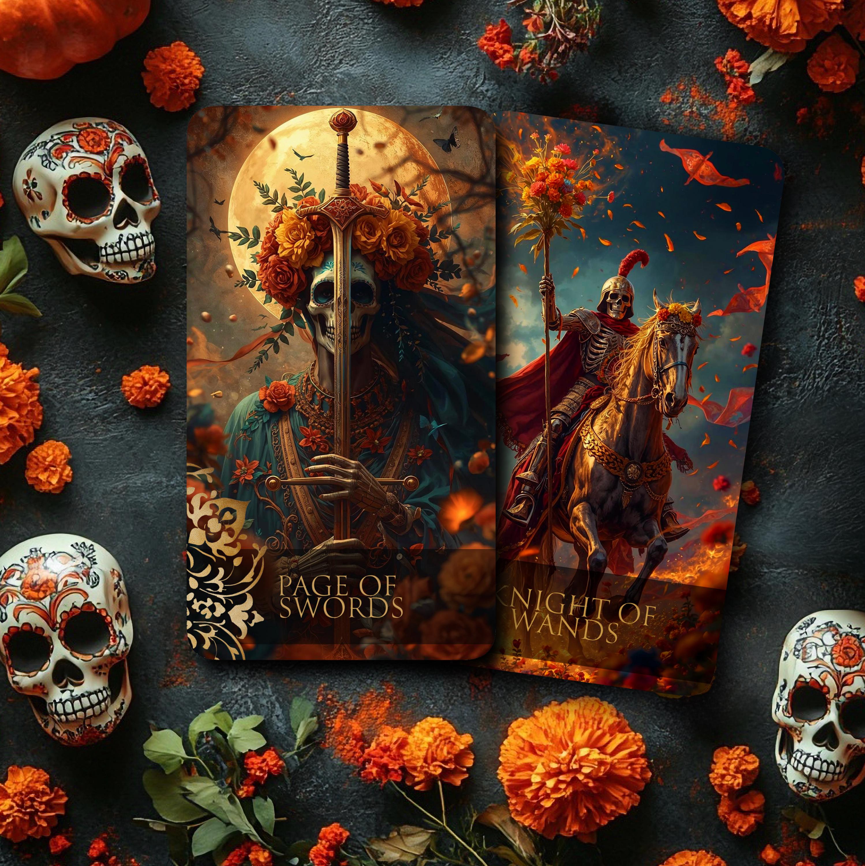 Día De Los Muertos Tarot Deck • 78 Cards • Day of the Dead Tarot