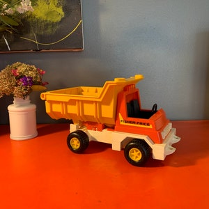 Husky Helpers Fisher Price Dump Truck Vintage Vintage Fisher Price