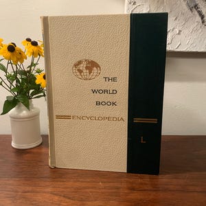 Vintage The World Book Encyclopedia 1961, featuring all things that start with the Letter &quot;L&quot; Please read the description.