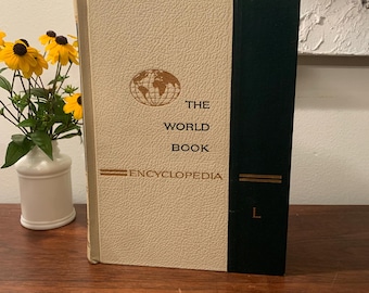 Vintage The World Book Encyclopedia 1961, featuring all things that start with the Letter &quot;L&quot; Please read the description.
