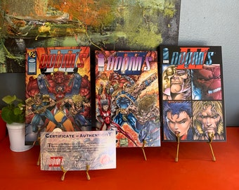 Ensemble de bandes dessinées vintage : DOOM'S IV #1/2, #1 et #3 par Image Comics 1994