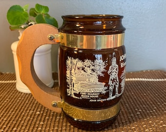 Vintage Nebraska Tourist-Souvenir Siesta Ware Mug Stein.