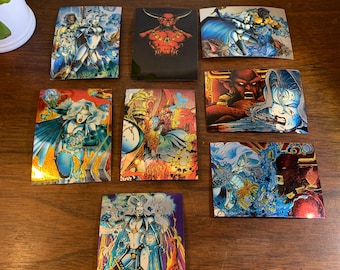 Lady Death Series 1 Commemorative Edition Complete Set of 100 Chromium Cards  + 5 Inserts. Krome Productions. Chaos Comics. Nice! Evil Ernie. - Etsy