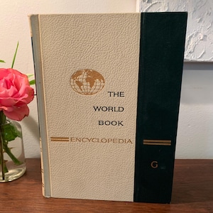 vintage The WORLD BOOK ENCYCLOPEDIA 1961 *G* vol 7. Veuillez lire la description.