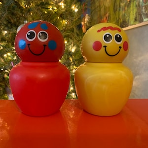 Vintage Fisher Price Baby's bowling pins, educational baby toy
