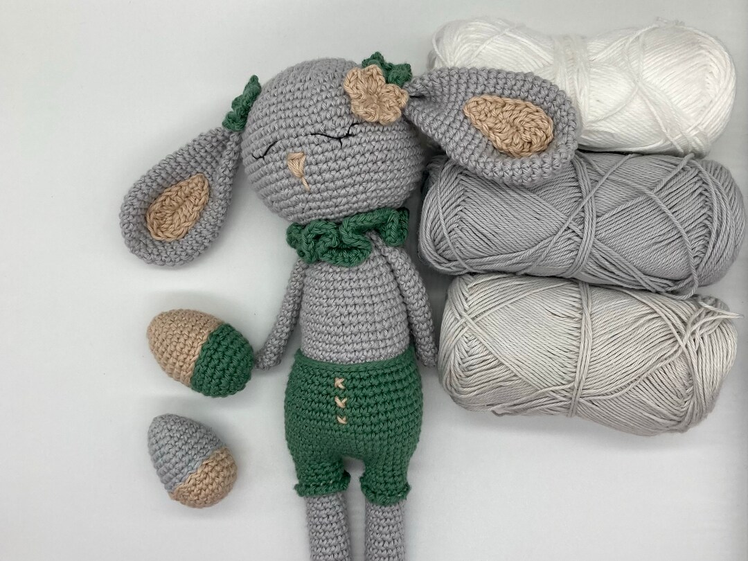 Crochet Pattern for Rabbit Doll 