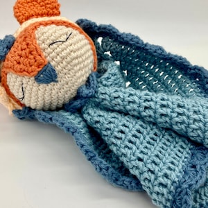 Crochet pattern for the fox cuddle blanket &quot;Freddie&quot;