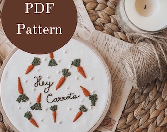 Embroidery Pattern - Hand Embroidery Pattern - Anne of Green Gables - Anne With an E - DIY Embroidery Hoop - Beginner Embroidery Pattern