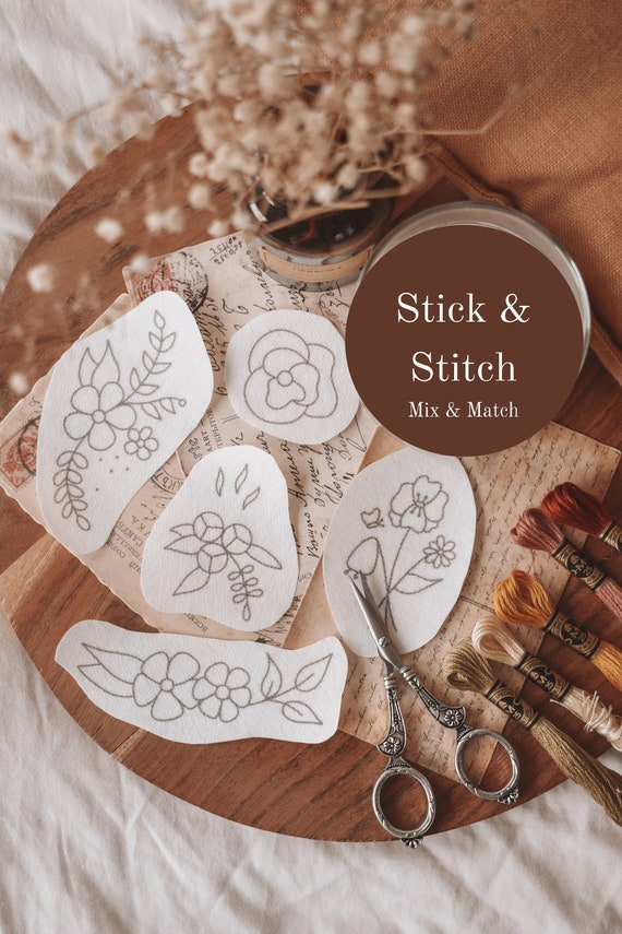 Stick & Stitch Kits- New Bloom