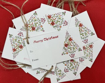 FILIGREE TREE | Christmas Gift Tags by Holly Maxwell