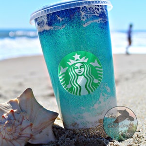 Starbucks Blue Wave Cup - Etsy