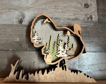 Unique Custom Personalized Turkey Hunting Gift Decor Man Cave