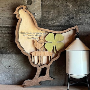 Chicken thank you buyer gift Personalized Custom