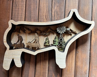 Handmade Show Pig Decor Unique Pig Sponsor Gift