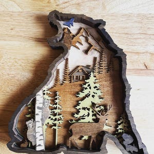 Grizzly Bear Cabin Decor