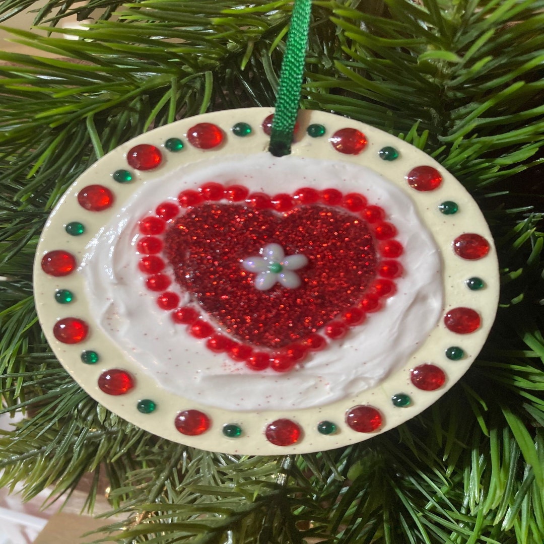 Festive Christmas Sugar Cookie Ornament Etsy