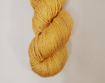 Mushroom Dyed Merino Cashmere Silk DK - Light Cantaloupe