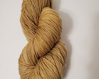 Mushroom Dyed Bluefaced Leicester Silk- Fiddlehead