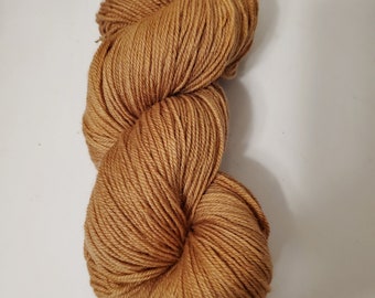 Mushroom Dyed Bluefaced Leicester Silk- Fawn