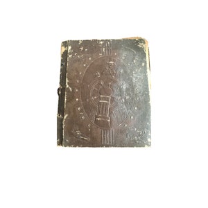 Vintage handwritten ephemera scrapbook