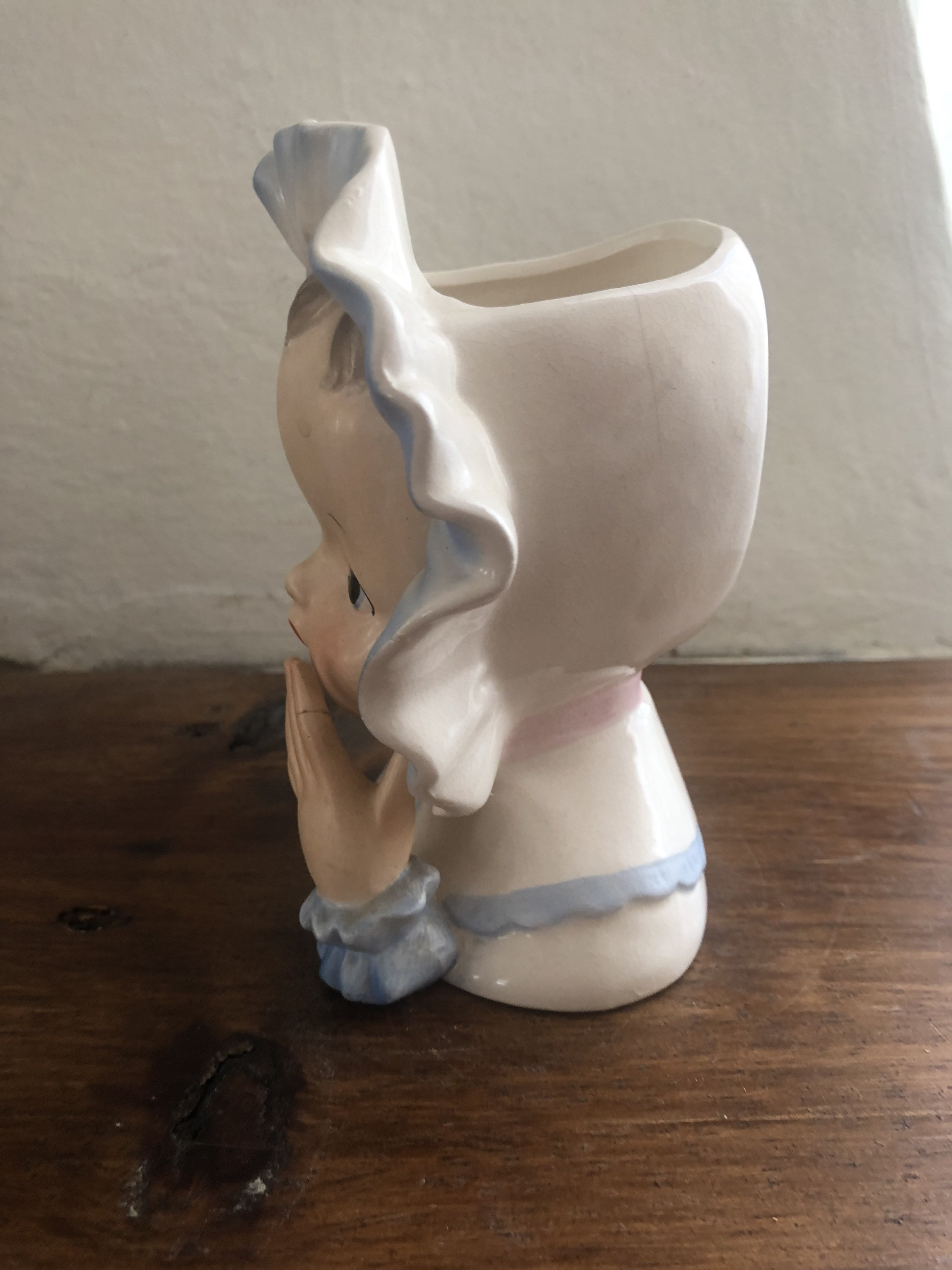Baby Head Vase Vintage as Is Etsy