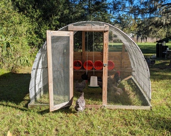 Chicken Tractor Plans - 8'x10' Moveable Chicken Coop