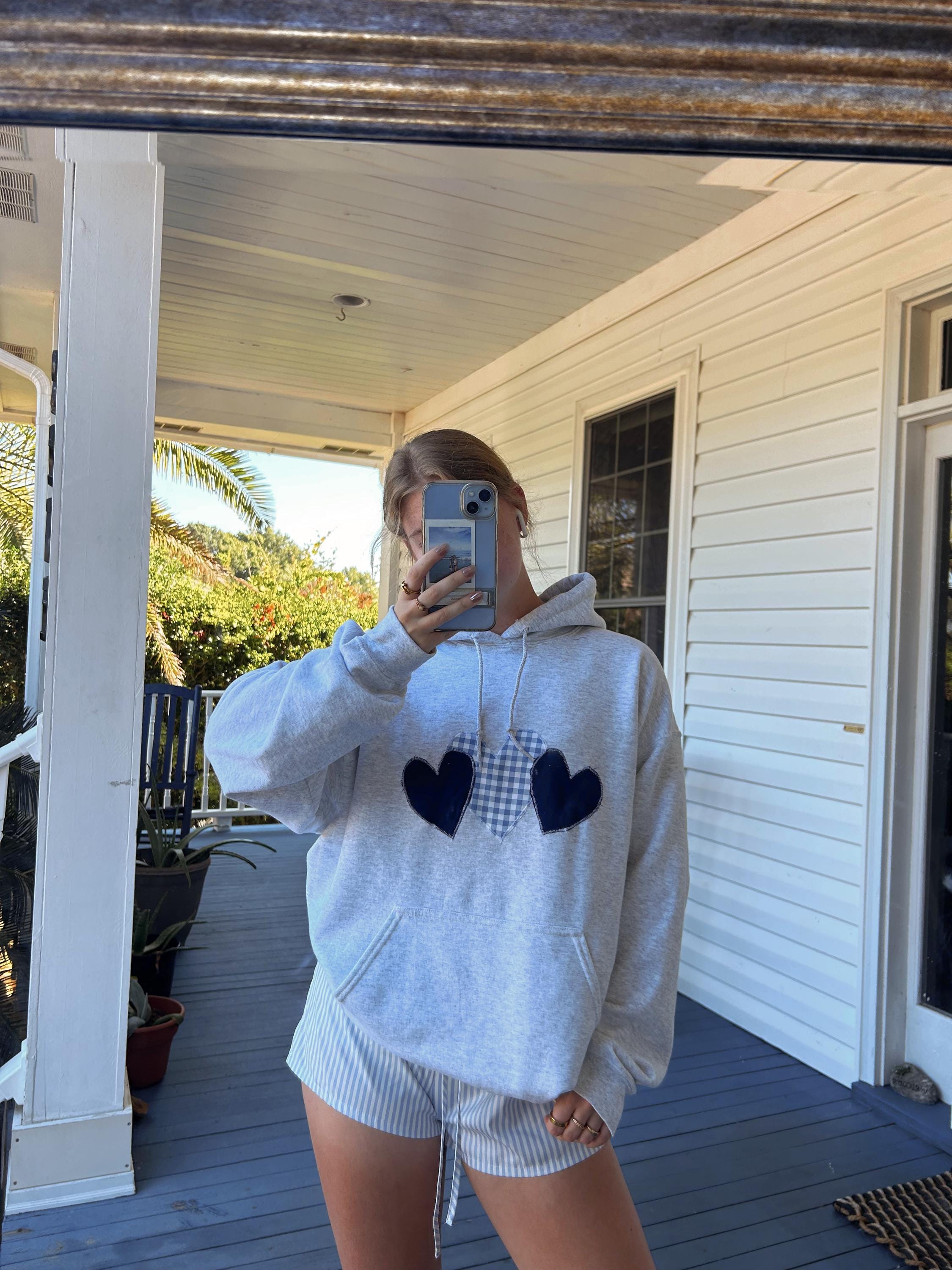 Patchwork Heart Hoodie - Etsy Patchwork Heart Hoodie - Etsy