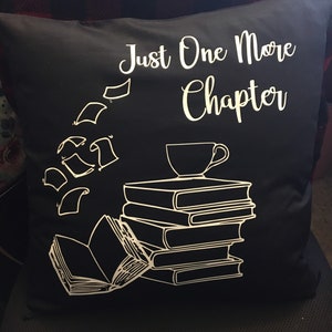 One More Chapter Pillow Cover