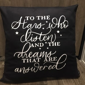 18x18 ACOTAR pillow cover