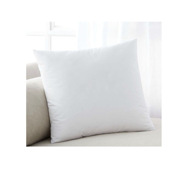 LANE LINEN 18 x 18 Throw Pillow Insert - Pack of 2 White , Down Alternative  Pillow Inserts for Decorative Pillow Covers, Throw Pillows for Bed, Couch