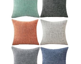 Set Of 4 chenille Pillow Covers