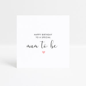 Carte Joyeux anniversaire maman à être
