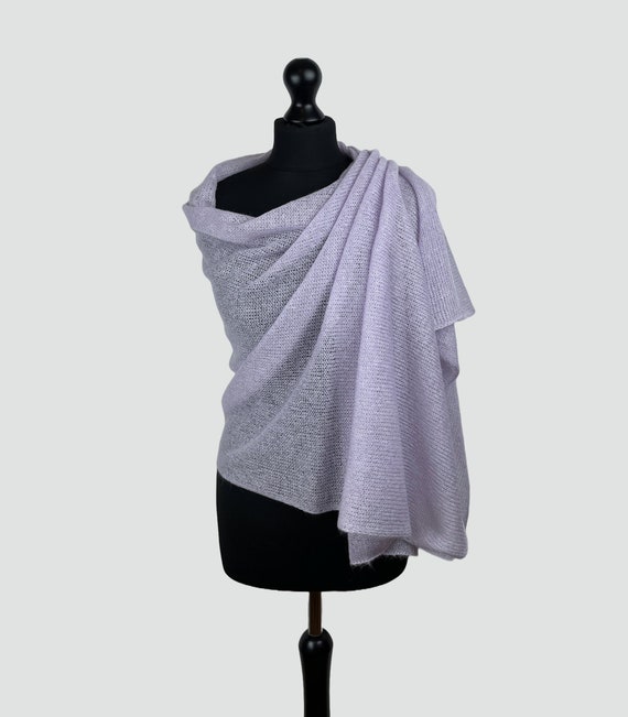 ALPACA WOOL SUPER LIGHT KNIT STOLE