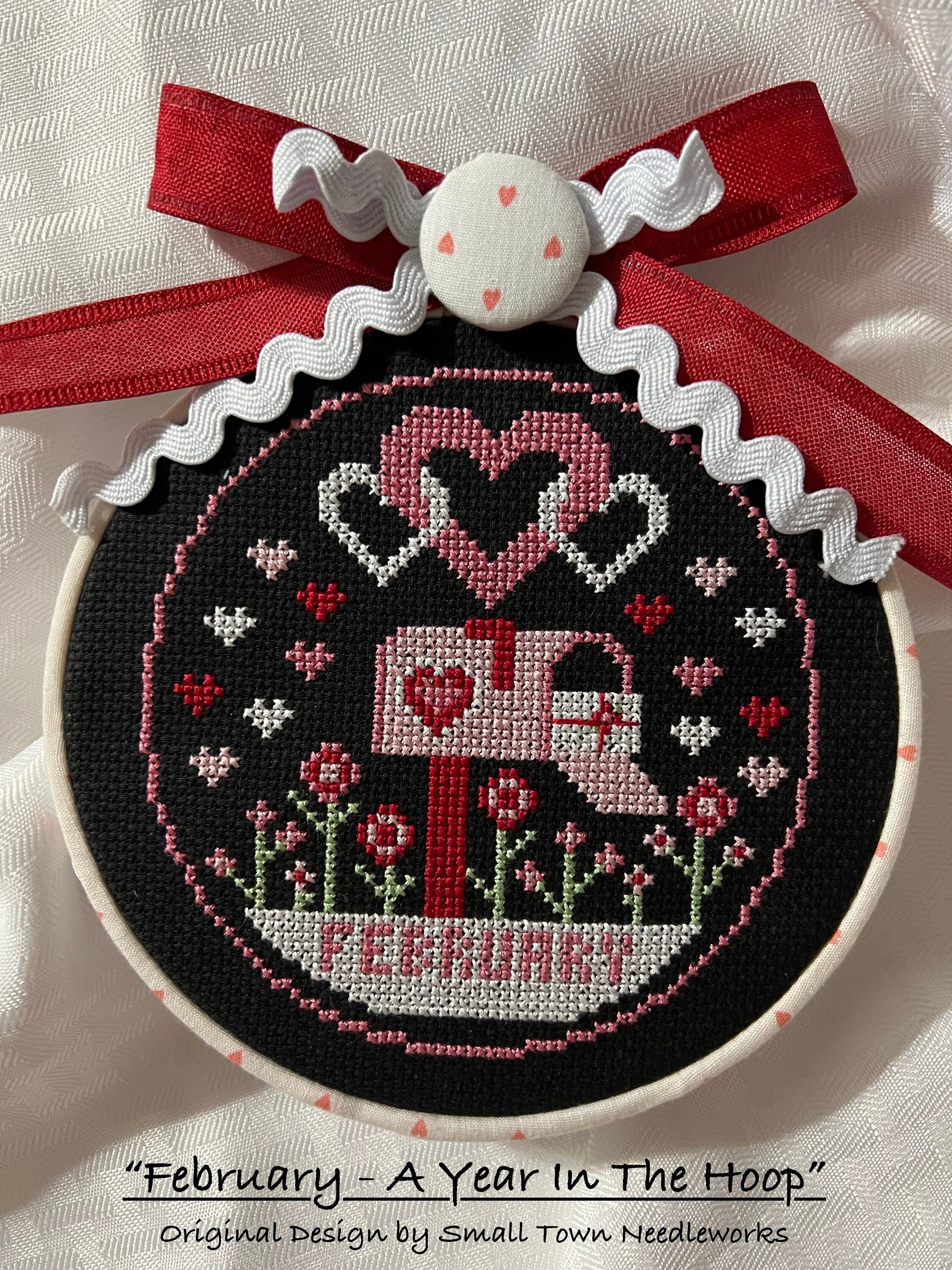 February - A Year in the Hoop- Digital Download Pattern - Etsy