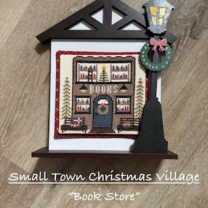 Book Store - Small Town Christmas Village - Digital Download Pattern