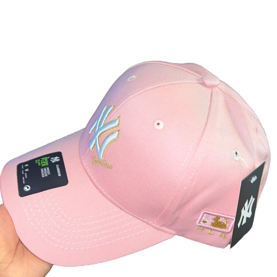 Ny Baseball Hat pink Etsy