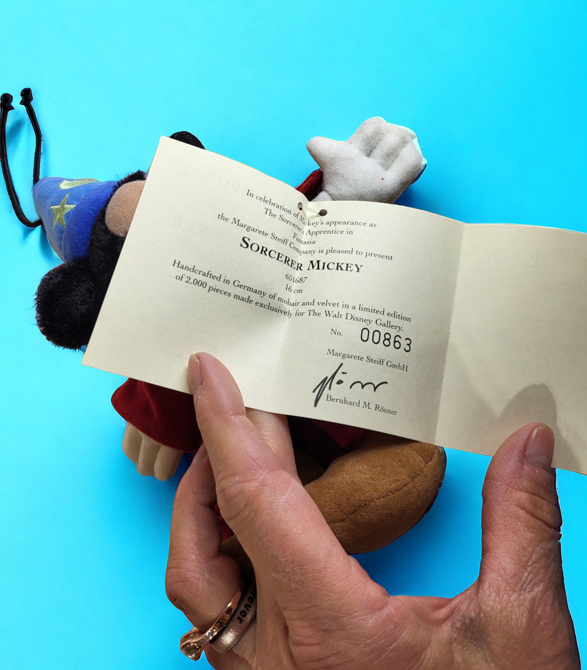 Steiff Sorcerer Mickey - Etsy