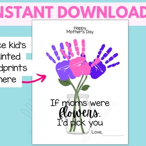 Mother's Day Printable Gift Idea for Mother's Day - Etsy