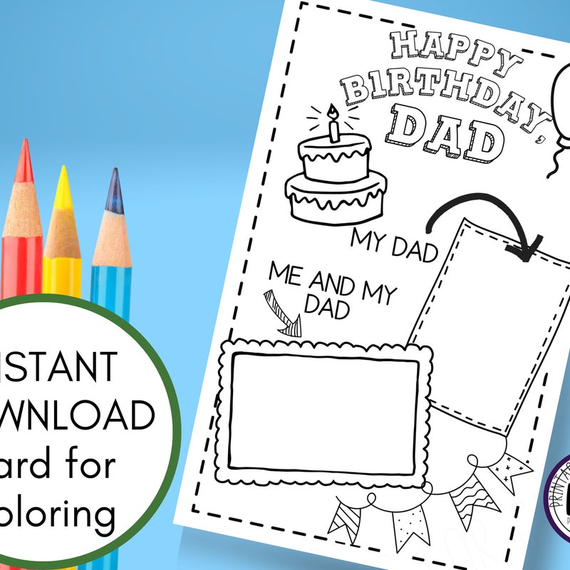 Dad Birthday Card Etsy