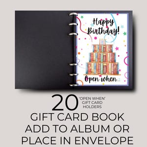 Cadeau voor boekenliefhebber cadeau, cadeaukaarthouder boek afdrukbaar, lezer cadeau van groep, manddoos, gelukkige verjaardag vriend zus moeder boekenwurm