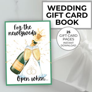 Presente de casamento, para novos casais, porta-cartão de presente para chá de panela, presente para recém-casados, presente de despedida de solteira, presente de aniversário faça você mesmo do grupo