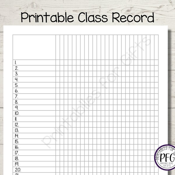 Teacher Record Book Etsy