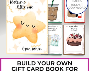 New Mom Gift Card Book, Printable Gift Card Holder, Baby Shower Gift Idea, Group Gift, First Time Parent, Congratulations on Baby, For Her