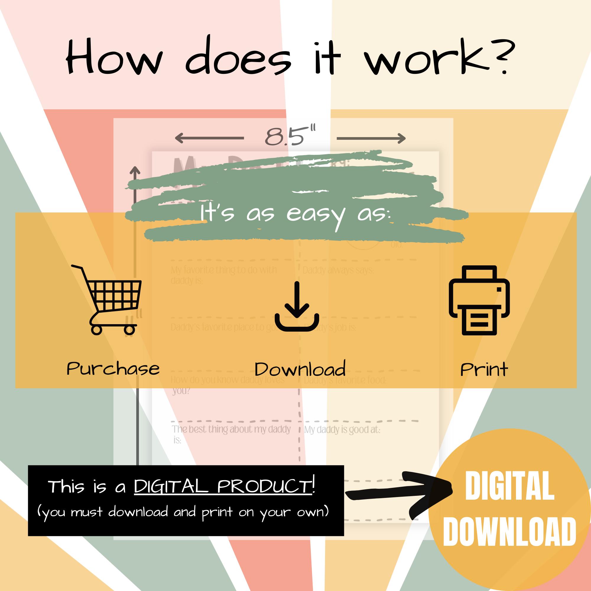 Step Dad Questions Printable Printable Step Dad Worksheet, Father's Day Gift (digital Download) - Etsy