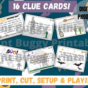 Printable Outdoor Halloween Scavenger Hunt, Halloween Fun, Halloween ...