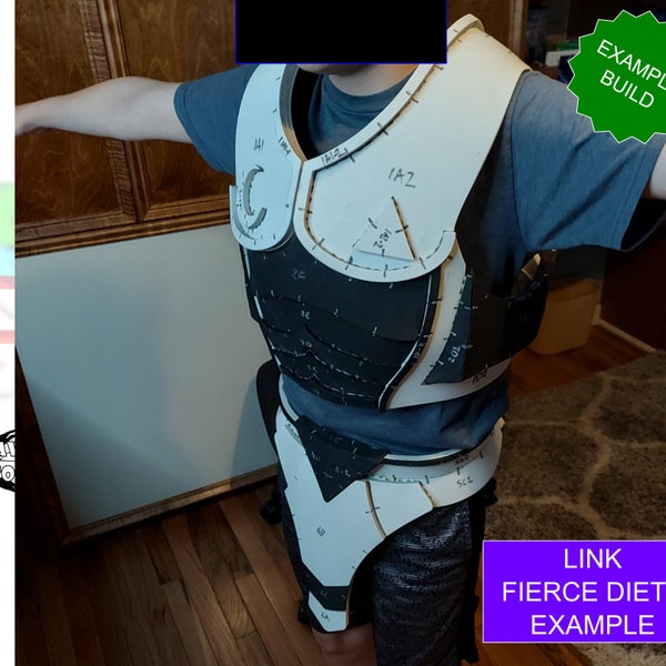 Legend of Zelda - Link Fierce Deity Chest and Waist Pattern