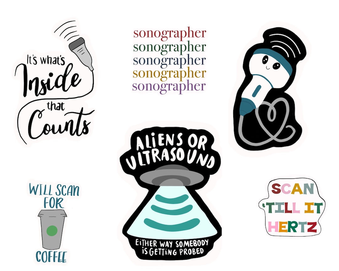 Ultrasound Stickers Etsy