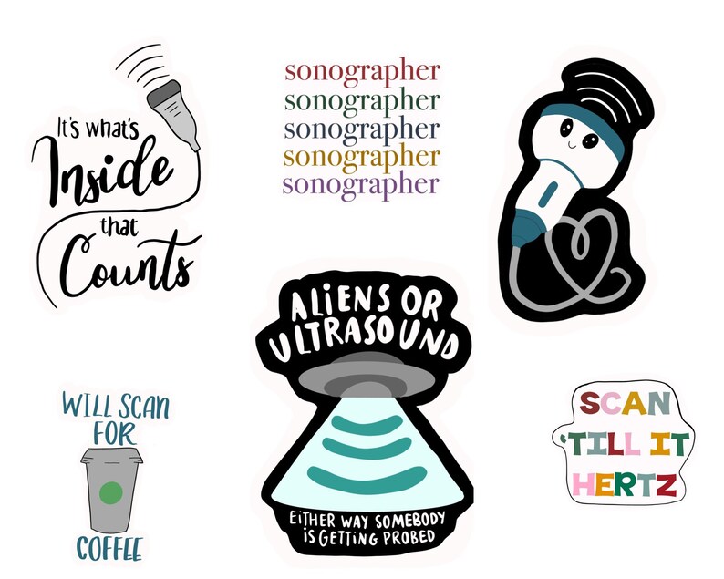 Ultrasound Stickers Etsy