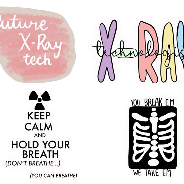 Xray Girl Stickers Etsy